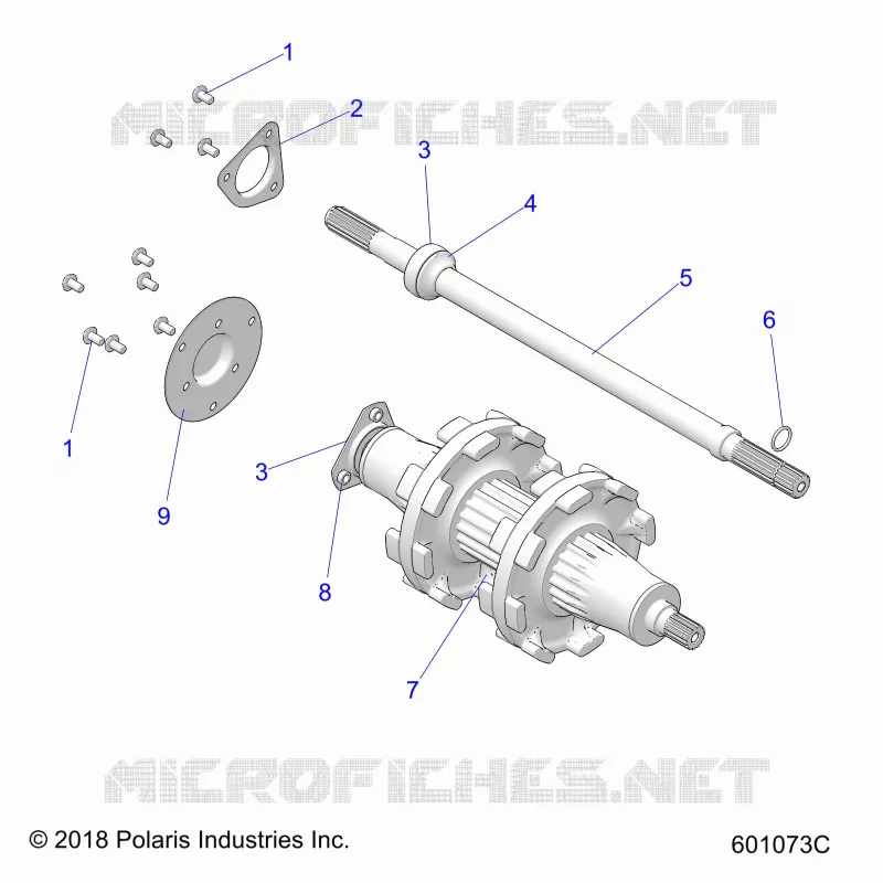 DRIVE TRAIN, JACKSHAFT AND DRIVE SHAFT