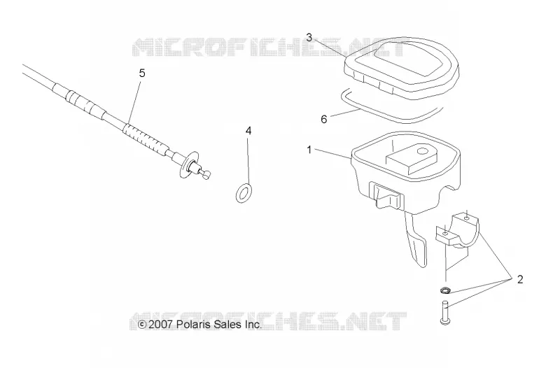 STEERING, CONTROLS, THROTTLE   ASM. AND CABLE