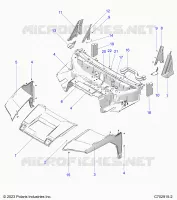 HOOD, LINER, FRONT FENDERS, A PILLARS
