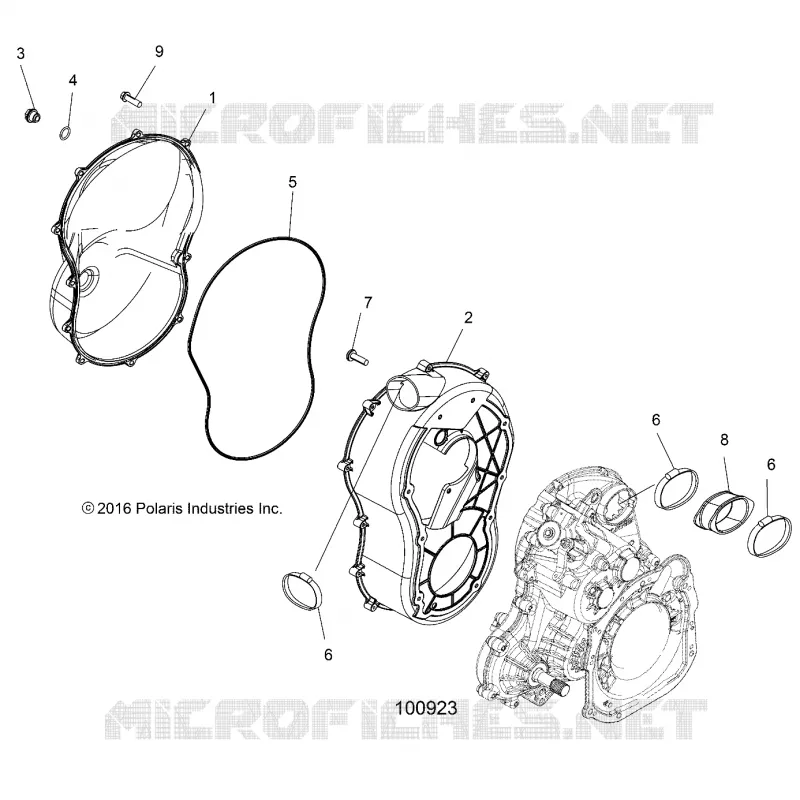 BODY, CLUTCH COVER AND BOOTS