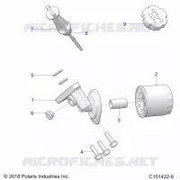OIL FILTER AND DIPSTICK