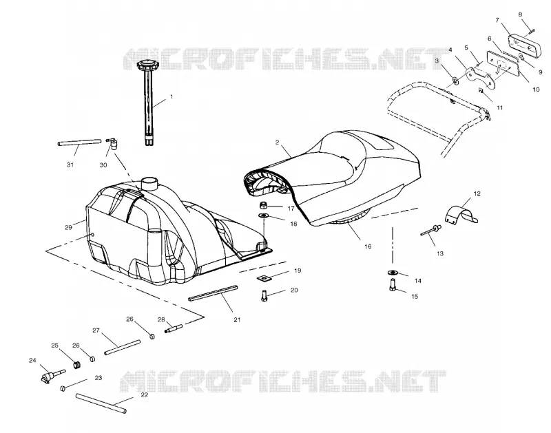 SEAT   GAS TANK