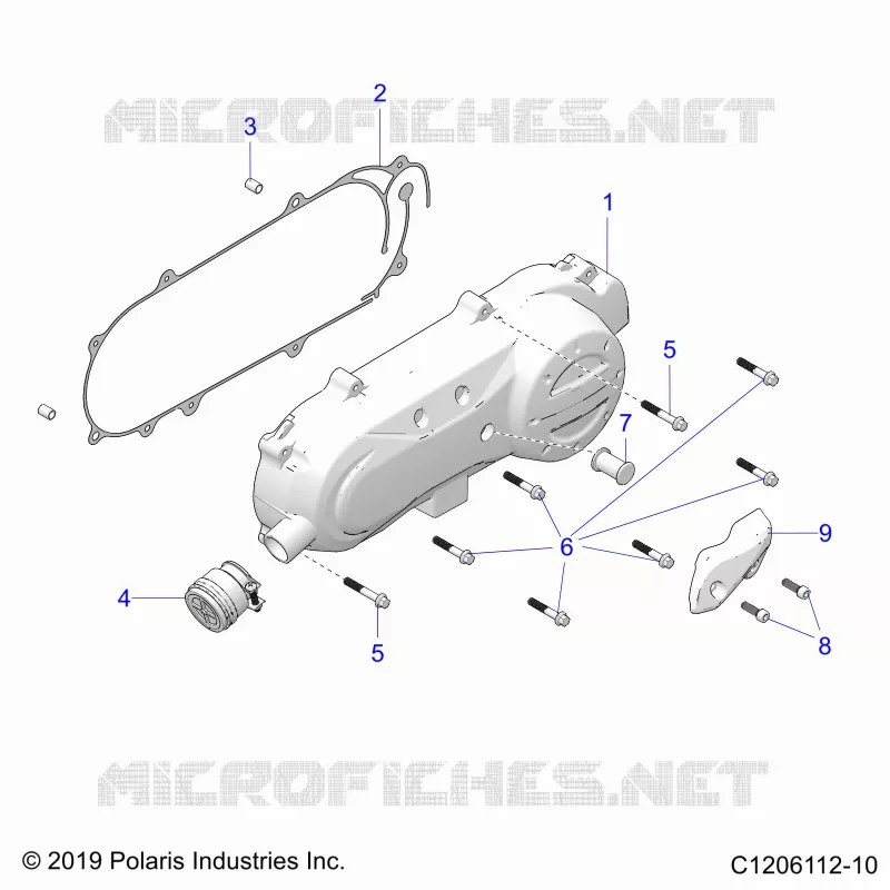 DRIVE TRAIN, CLUTCH COVER AND DUCTING