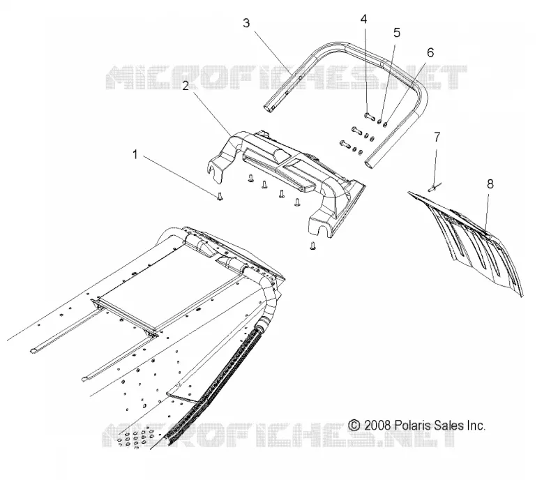 REAR BUMPER, SNOWFLAP, AND TAILLIGHT HOUSING