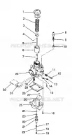 CARBURETOR 440 / 0930760 AND 440 SKS / 0930560 (4922932293032A)