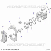 BRAKES, REAR CALIPER