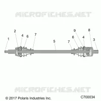 DRIVE TRAIN, FRONT HALF SHAFT