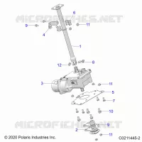 STEERING POST  AND EPS