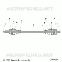 DRIVE TRAIN, FRONT HALF SHAFT