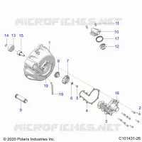 ENGINE, COOLING SYSTEM AND WATER PUMP