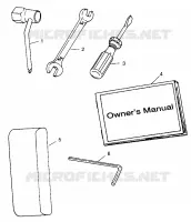 TOOL KIT    SL 700 B974071, INTL. SL 700 I974071, SL 700 DELUXE B974072 AND IN (4940874087C002)