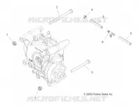 DRIVE TRAIN, GEARCASE MOUNTING, REAR
