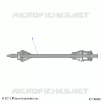 DRIVE TRAIN, FRONT HALF SHAFT