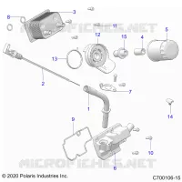 ENGINE, DIPSTICK & OIL FILTER