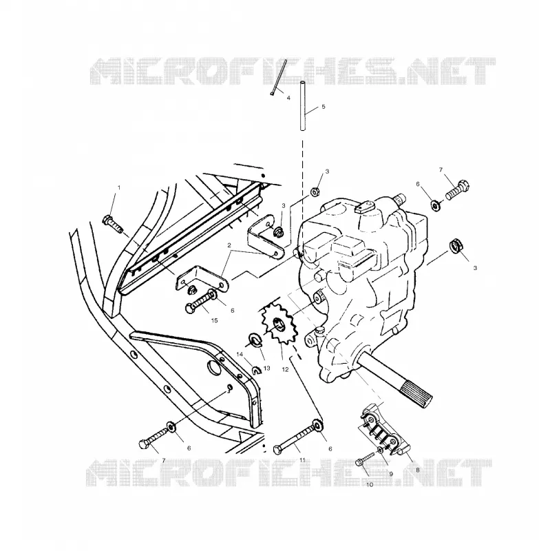 GEARCASE MOUNTING