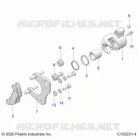 FRONT BRAKE CALIPER