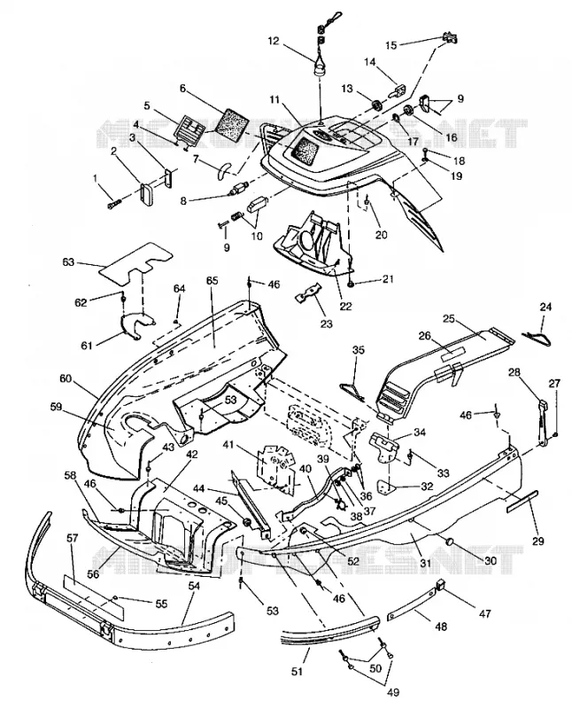 NOSEPAN   CONSOLE ASSEMBLY LITE E943433 (49273427340003)