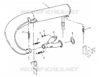 EXHAUST SYSTEM TRAIL 0962761, TRAIL TOURING 0962262, AND EUROPEAN TRAIL TOU (4931763176C012)