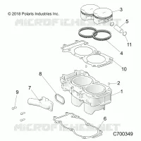 CYLINDER AND PISTON
