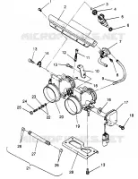 THROTTLE   BODY 500 EFI SKS 0962574, 500 EFI RMK 0962974, AND EUROPEAN 500 EF (4931983198C012)