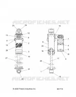 SUSPENSION, FRONT SHOCK TRACK