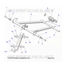 SUSPENSION, FRONT TORQUE ARM