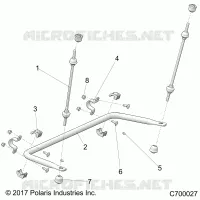 SUSPENSION, REAR STABILIZER BAR
