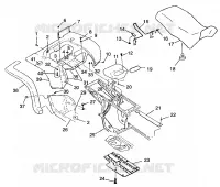 REAR CAB   SEAT XPLORER 400L W97CC38C (4939753975A006)