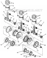 PISTON   CRANKSHAFT STORM 0965782, STORM SKS 0965582,  EURO STORM E965782 (4931593159D004)