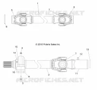 DRIVE TRAIN, FRONT PROP SHAFT