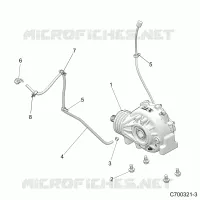 DRIVE TRAIN, FRONT GEARCASE MOUNTING