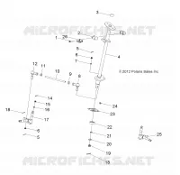 STEERING, STEERING POST  AND TIE ROD ASM.