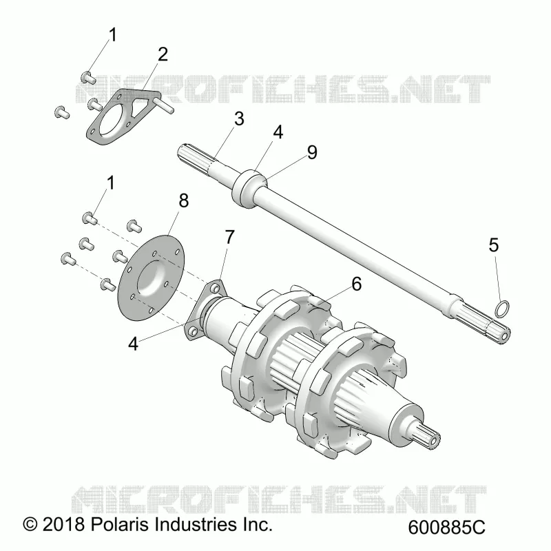 DRIVE TRAIN, JACKSHAFT AND DRIVESHAFT