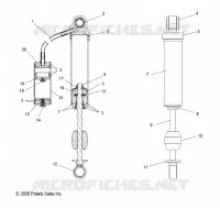 REAR SHOCK TRACK (M-10)(7043216)