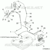 BODY, FUEL LINES, EVAP
