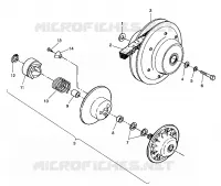 DRIVEN CLUTCH ASSEMBLY TRAIL BLAZER W937221 (4924082408020A)