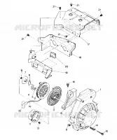 RECOIL STARTER AND BLOWER HOUSING SPRINT E/S (4914151415030A)