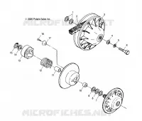 DRIVE TRAIN, SECONDARY CLUTCH