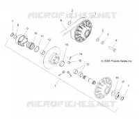 DRIVE TRAIN, SECONDARY CLUTCH