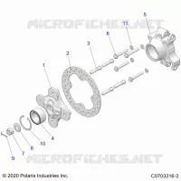 SUSPENSION, REAR CARRIER