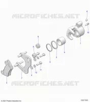 BRAKES, BRAKE FRONT BRAKE CALIPER