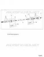 DRIVE TRAIN, REAR HALF SHAFT