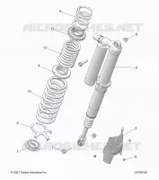 SUSPENSION, REAR SHOCK MOUNTING, ULTIMATE