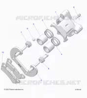 BRAKES, REAR CALIPER
