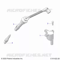 ELECTRICAL, IGNITION COIL, WIRE AND SPARK PLUG