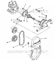 WATER PUMP STORM/0932770 AND STORM SKS/0932570 (4923032303030A)