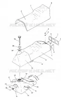 SEAT/GAS TANK ASSEMBLY TRAIL (4921272127005A)