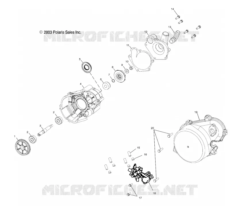 WATER PUMP/OIL PUMP (800)