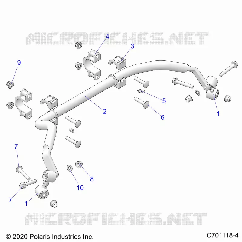 SUSPENSION, REAR STABILIZER BAR