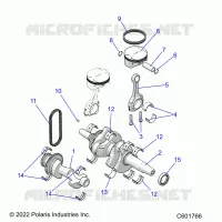 ENGINE, BALANCE SHAFT, CRANKSHAFT/PISTON